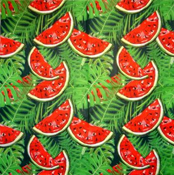 TF-062 Tropical Fruits - 3-ply - Daisy